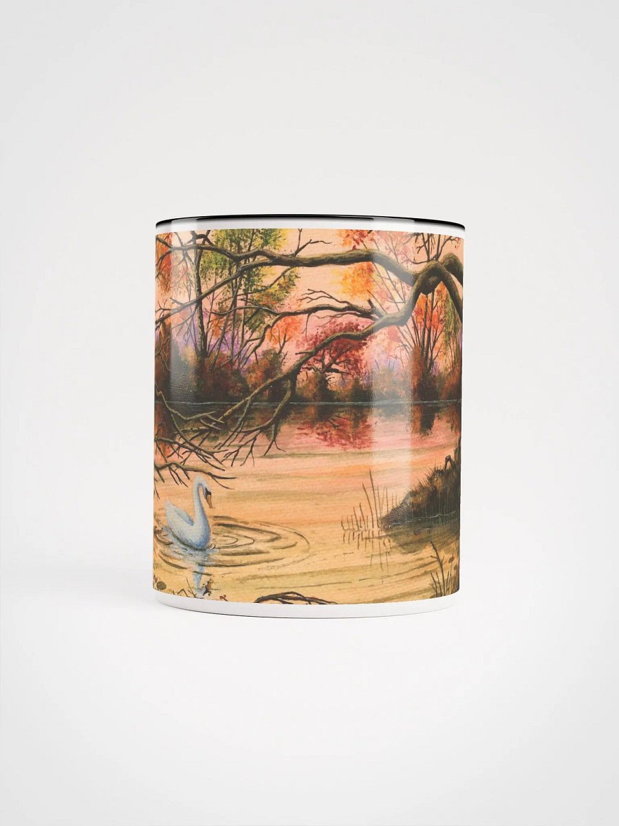 Swan in Autumn Ceramic Mug product image (9)