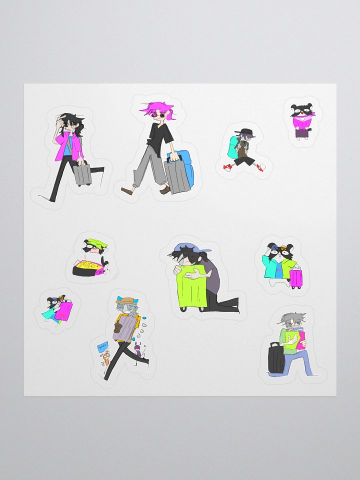 Moon Savers Vacation Sticker with Hampan product image (1)