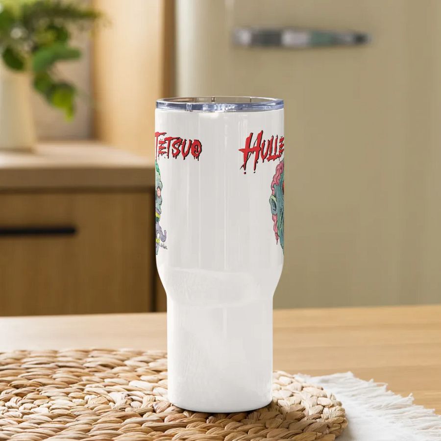 Gimme Brain Travel Mug with a Handle (HulleVane Design) product image (9)