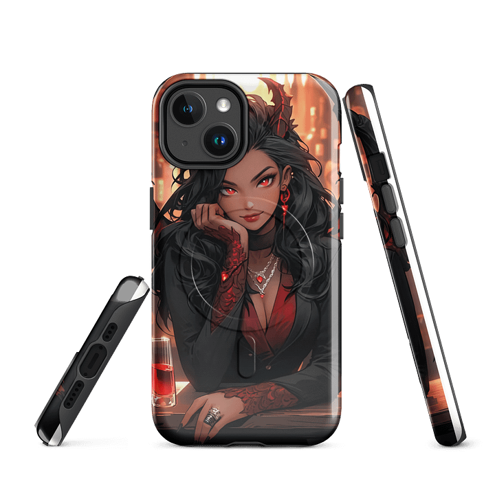 lady in red Iphone case product image (1)