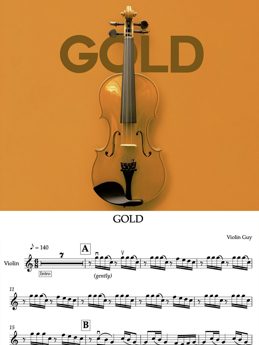 GOLD - Sheet Music product image (1)