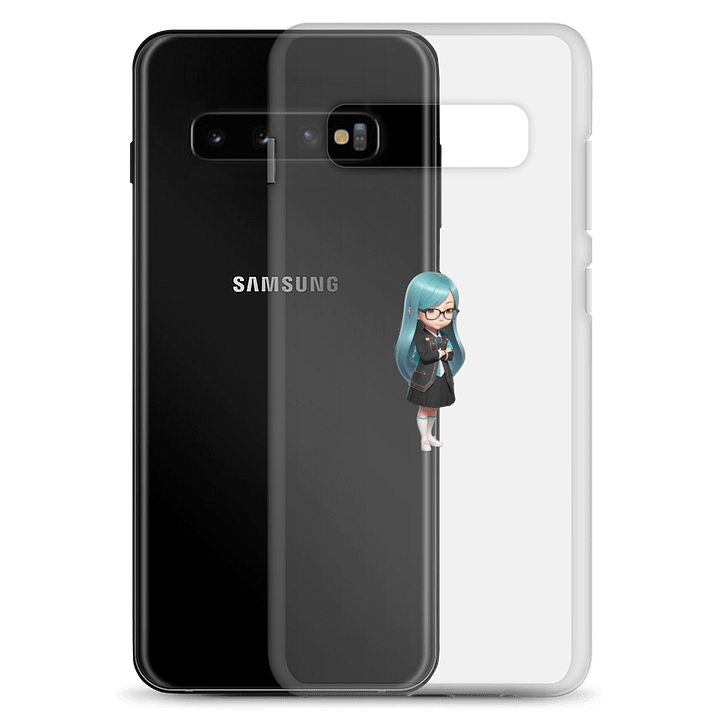 (Aqua CHIBI) K Clear Case for Samsung product image (2)