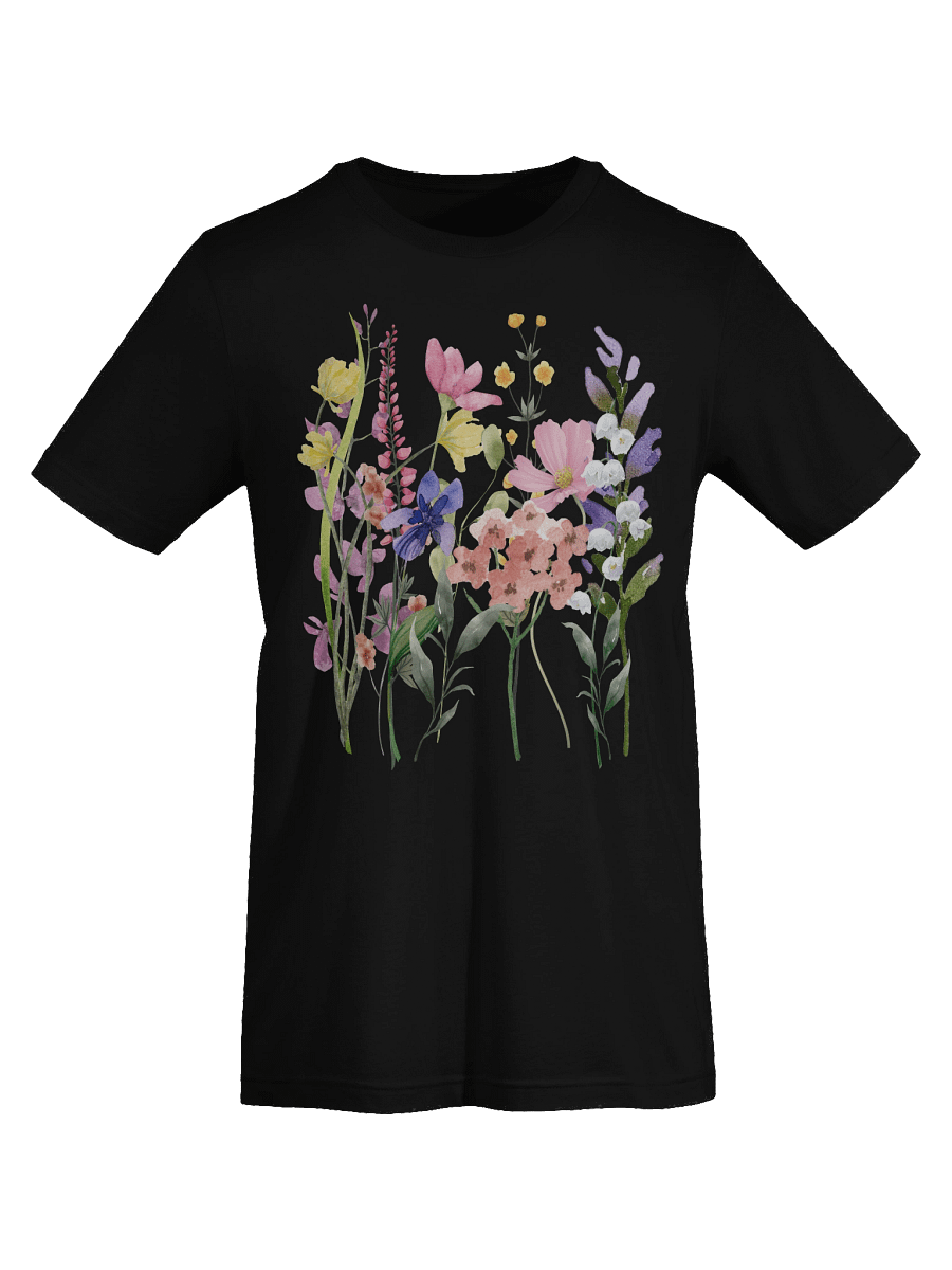 Wildflower Wonderland Illustrated T-Shirt product image (68)
