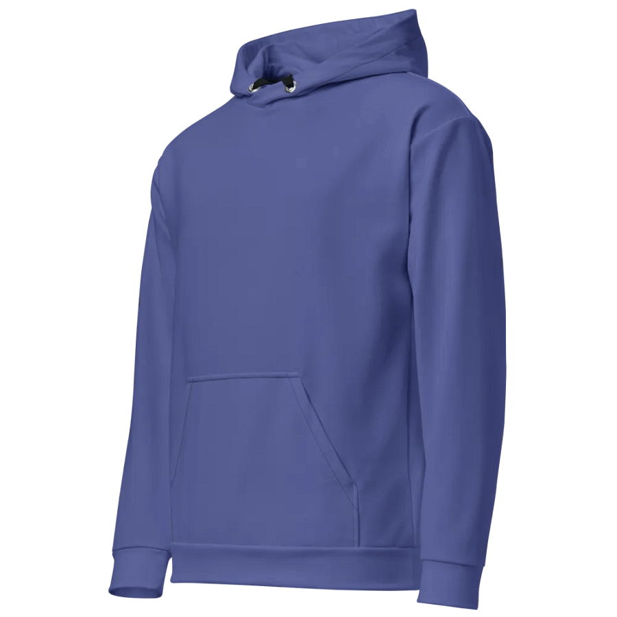 Plain Dark Purple True Summer Unisex Recycled Polyester Heavyweight Premium Hoodie by Treasure Pie product image (3)