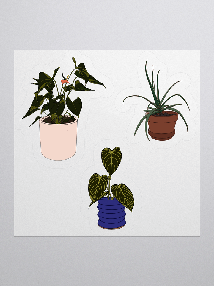 potted plants sticker sheet product image (1)
