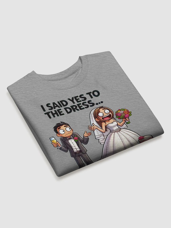 Whimsical Wedding Cartoon Sweatshirt product image (2)
