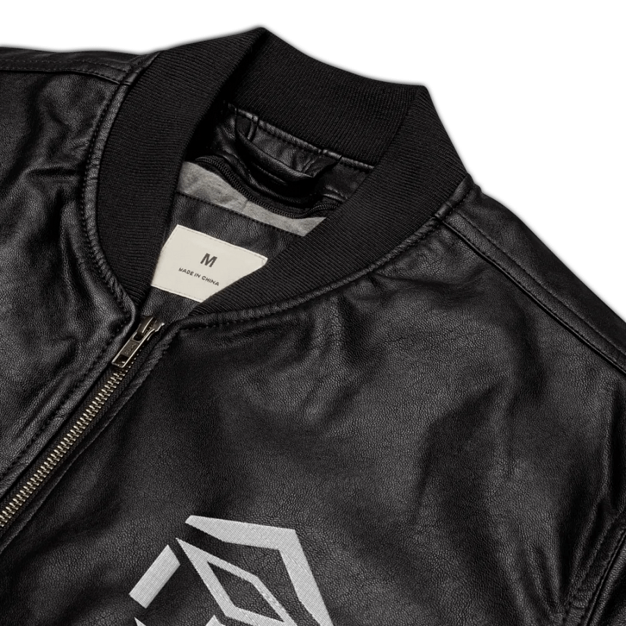TET Leather Bomber Jacket product image (12)