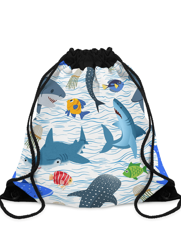 Shark Attack Seamless Pattern product image (2)