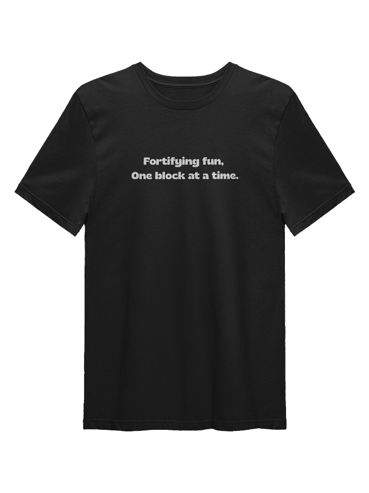 Minefort “One Block at a Time” T-Shirt – Black product image (1)