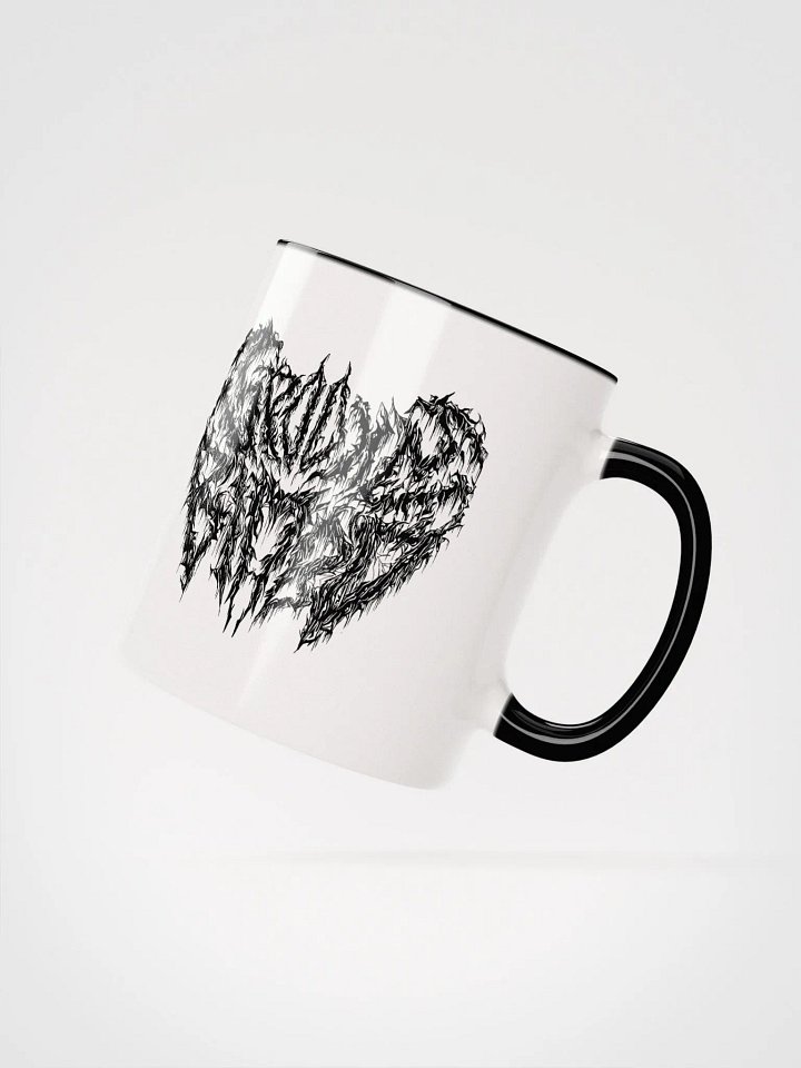 Death Metal Logo Mug Black & White product image (2)