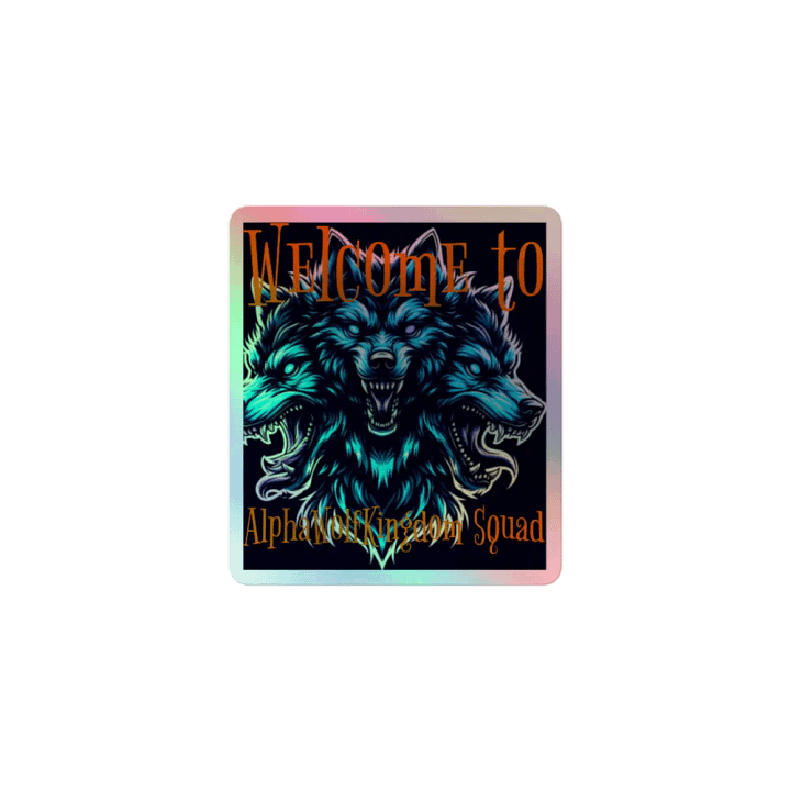 AlphaWolfKingdom Squad Holographic Sticker Pack product image (1)