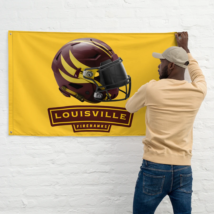 Louisville Firehawks Team Flag product image (11)