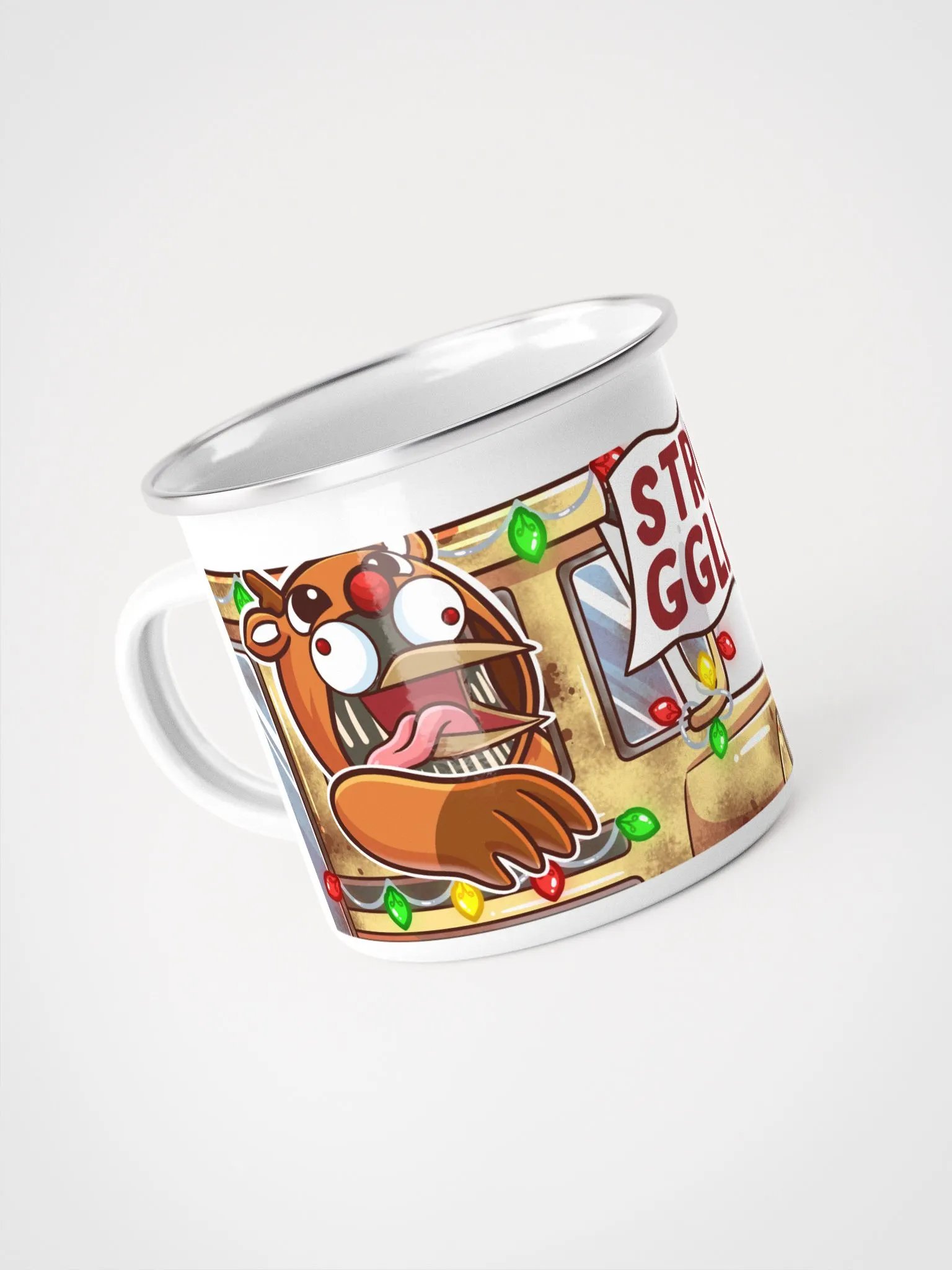Enamel Holiday Struggle Mug product image (1)