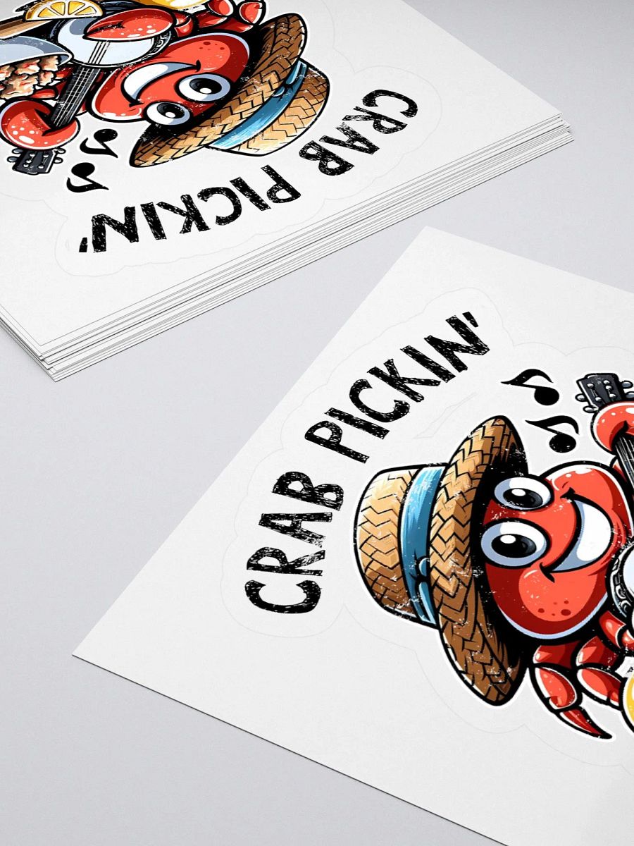 Crab Pickin' and Grinnin' Sticker product image (11)