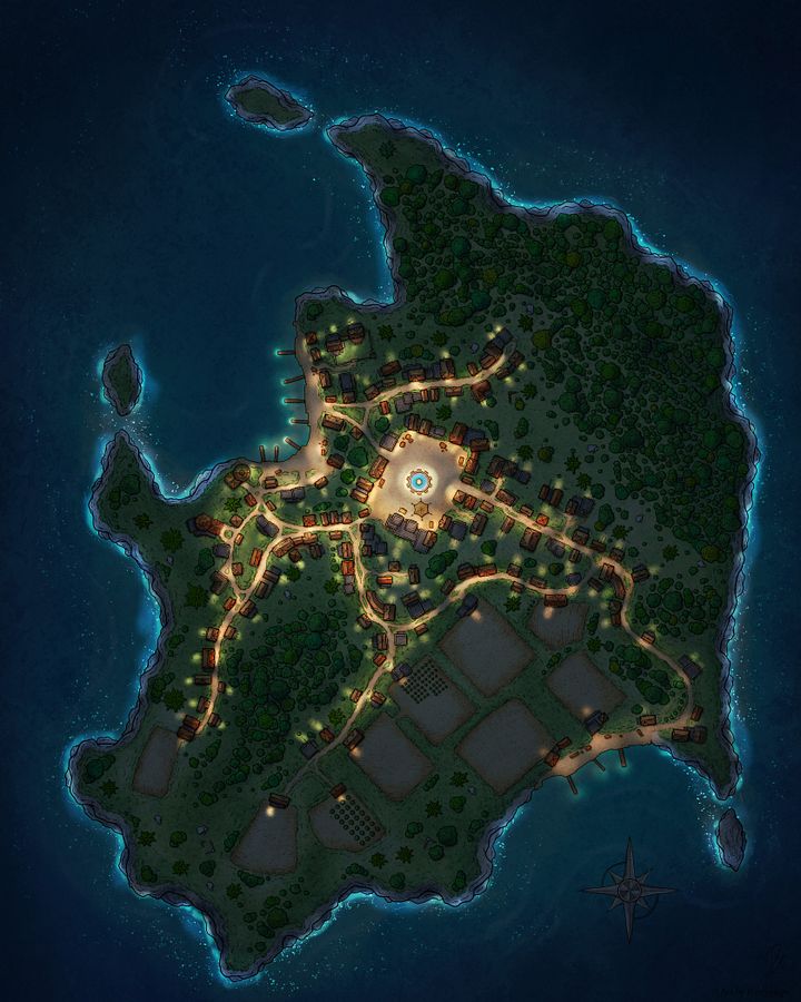 The Moonlit Isle Map Pack product image (2)