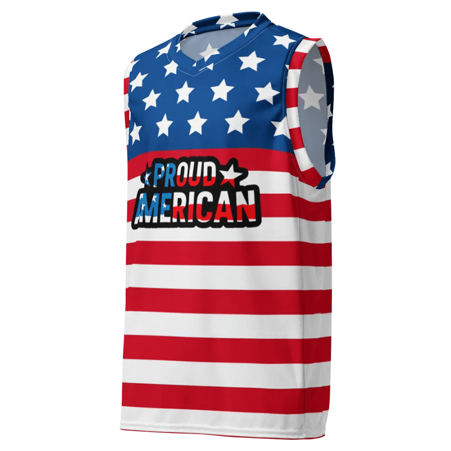 Basketball Jersey: Proud American product image (2)