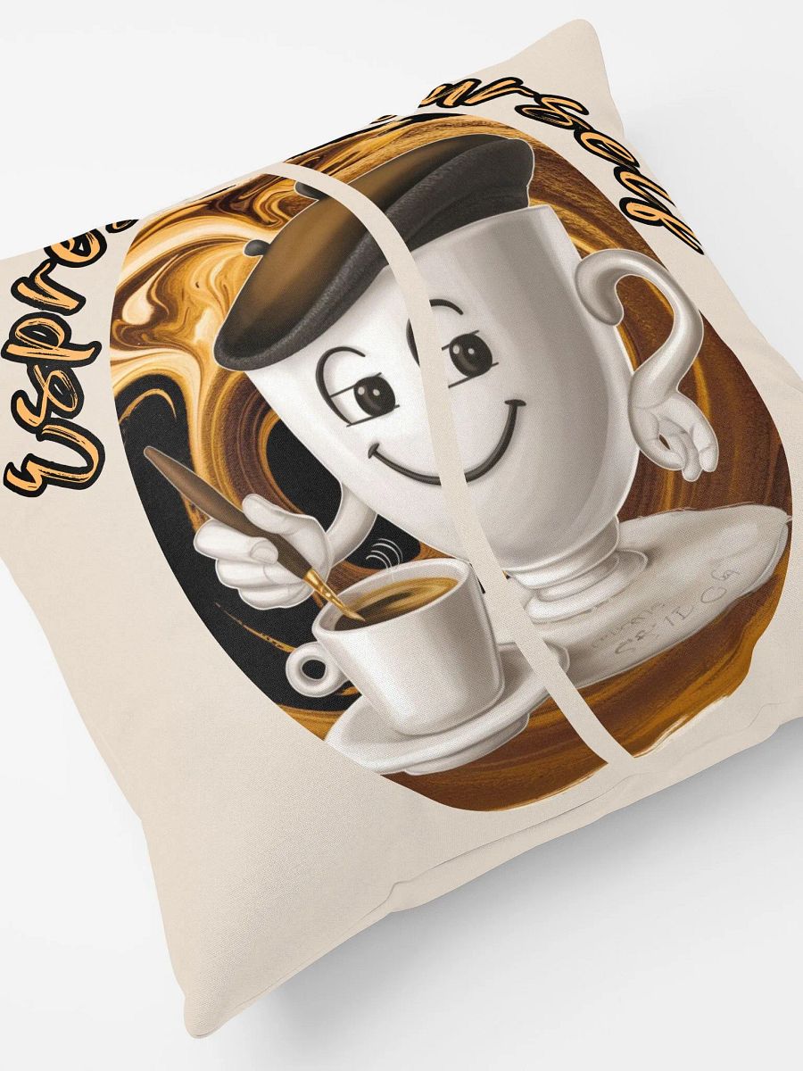 Espresso Yourself Coffee Cup Painter Design Decorative Pillow product image (5)