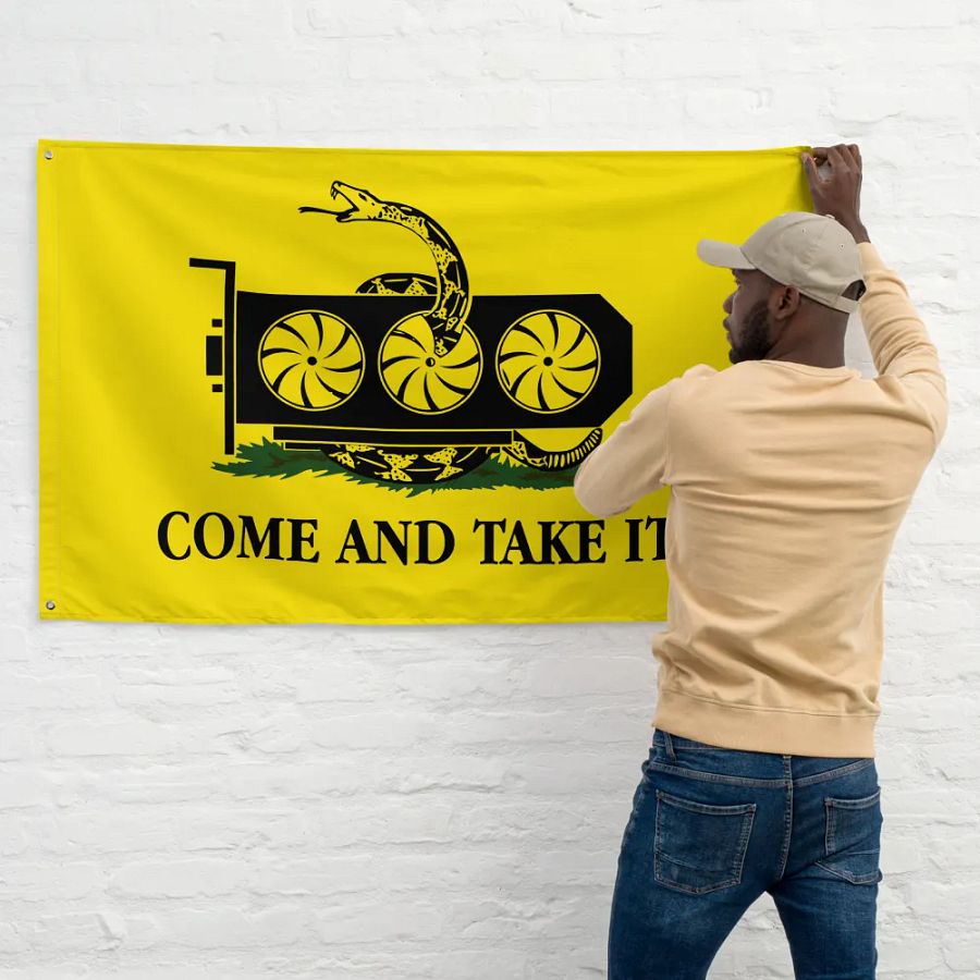 come and take it gpu flag - 100% polyester product image (11)