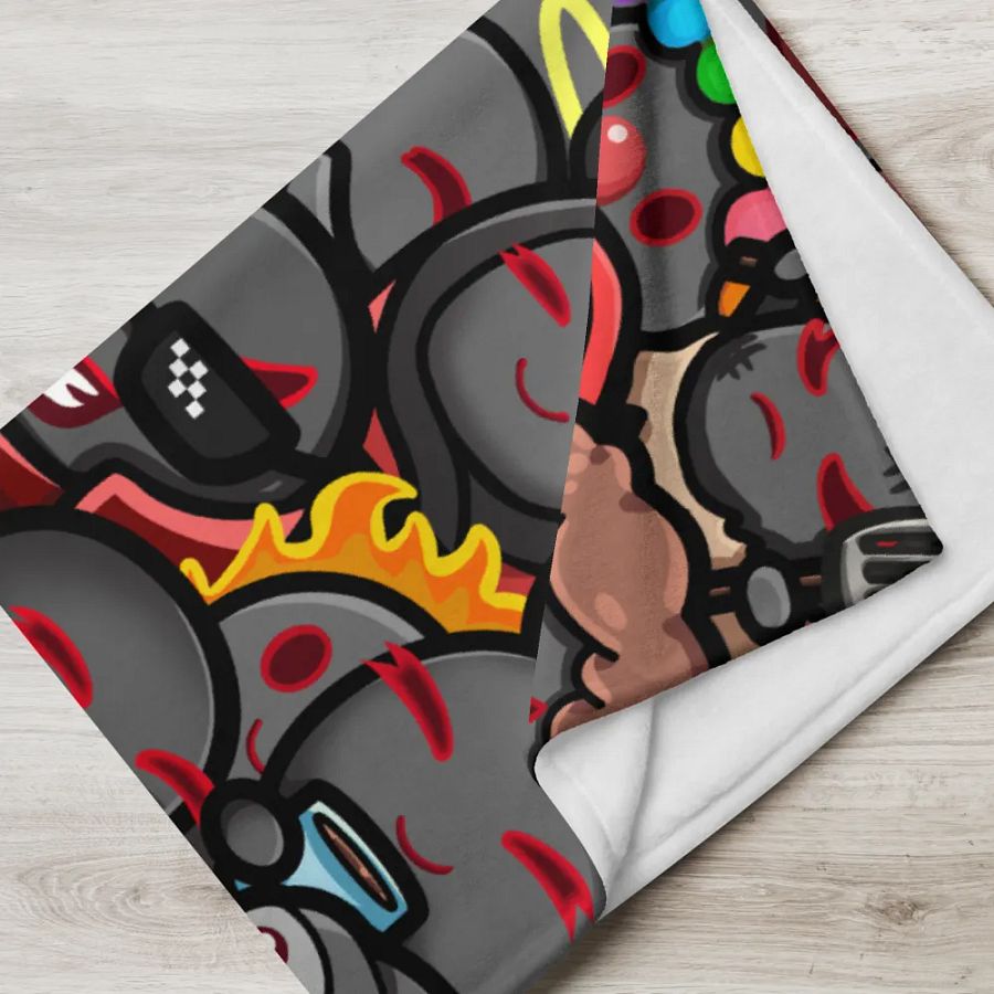 Emote-tional Support Throw Blanket product image (5)