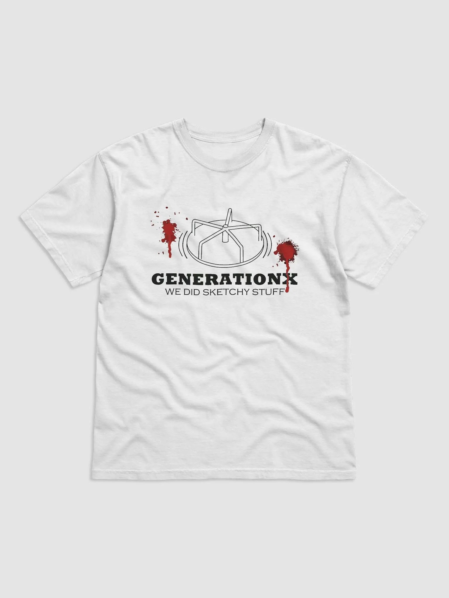 GEN X "We Did Sketchy Stuff" Heavyweight T-Shirt product image (1)