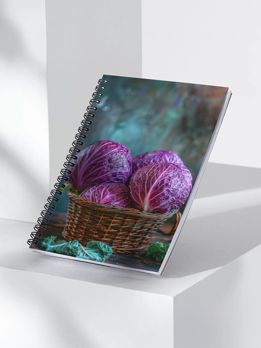 Red Cabbage in a Basket Notebook product image (3)