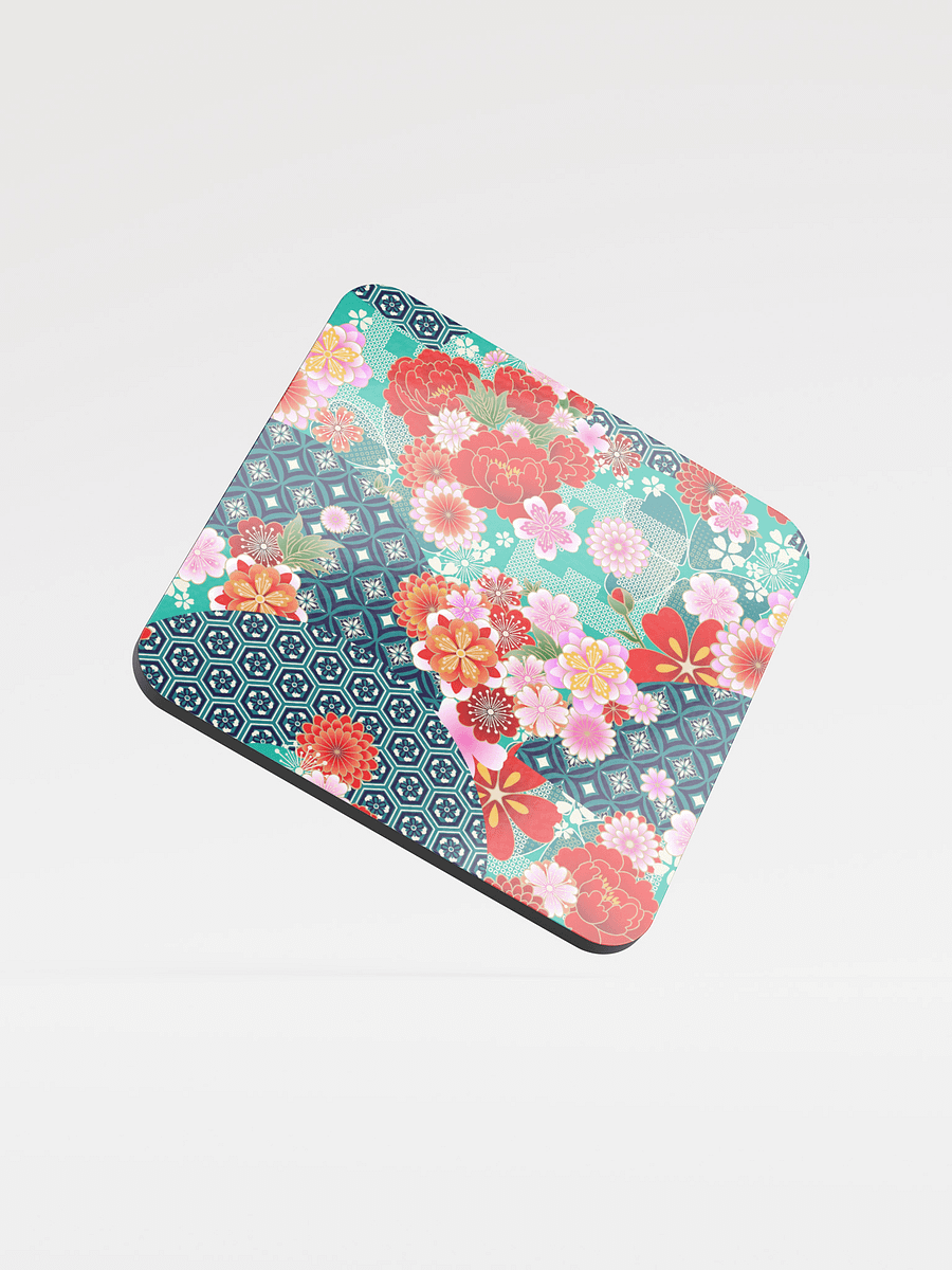 Japanese Garden Floral Coaster – Gloss Finish product image (3)