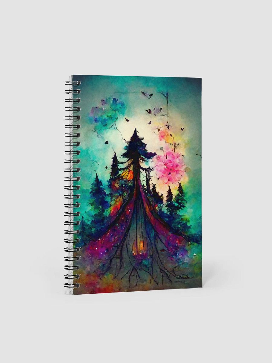 Whimsical Tree of Life Spiral Notebook product image (1)