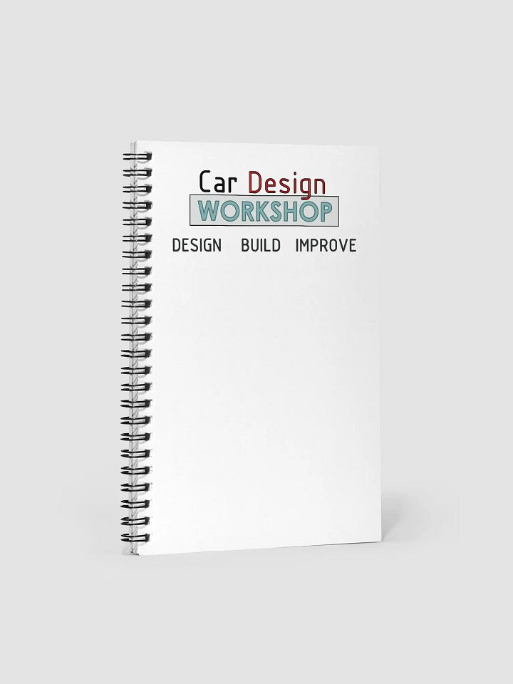 Car Design Workshop Notebook product image (1)