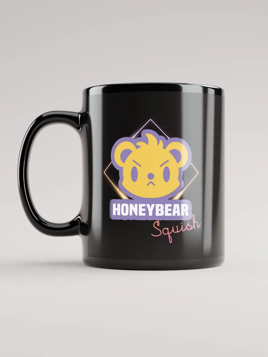 HONEYBEARSQUISH Black Glossy Mug product image (12)