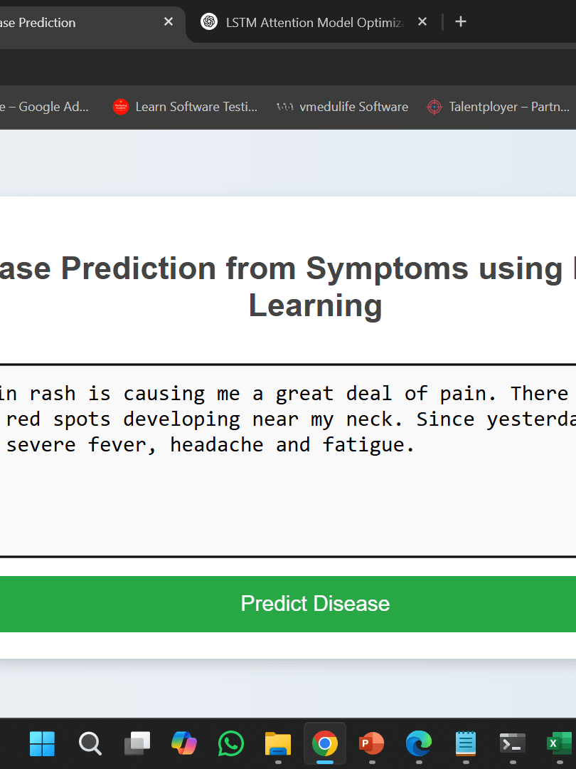 Disease Prediction from Symptoms using Machine Learning with Flask App Project product image (11)