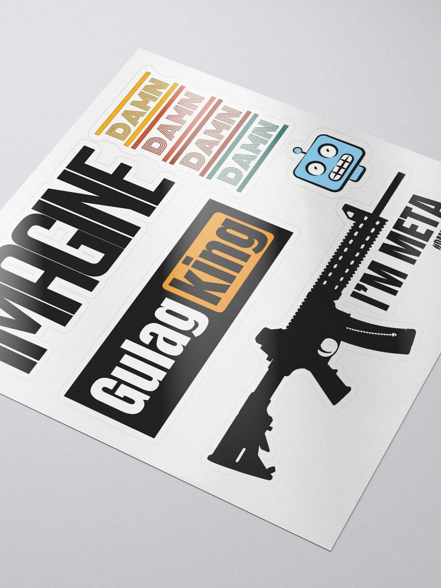 DamnSquad Sticker Sheet v2 product image (3)