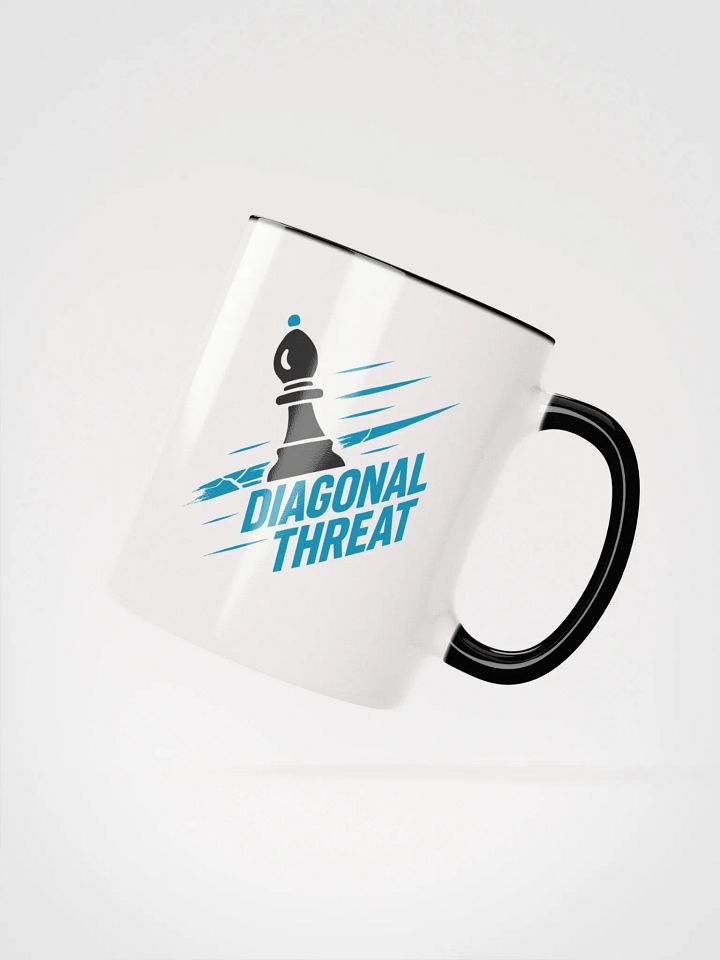 Diagonal Threat - Ceramic Mug with Color Inside product image (27)