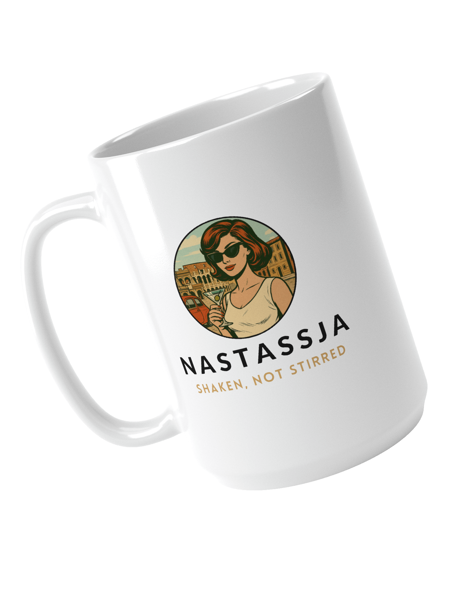 ☕ Nastassja “Shaken, Not Stirred” Mug product image (7)