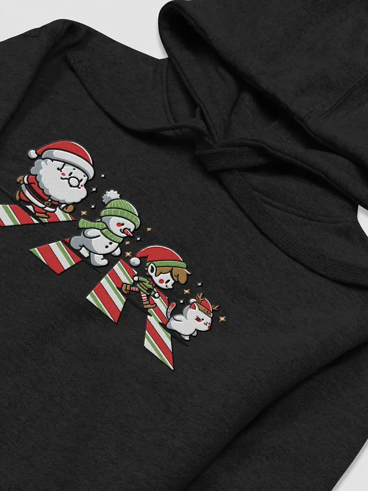 Santa gang crosswalk - Embroidered Hoodie product image (1)