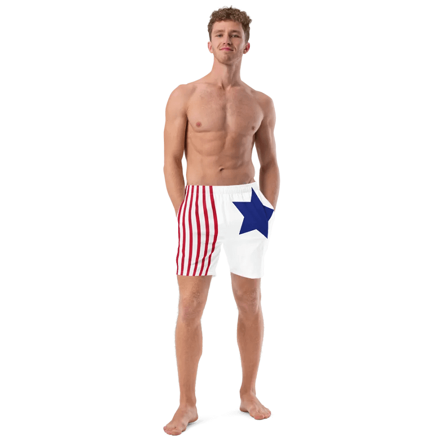 Old Glory Ribbons Swim Trunks product image (6)