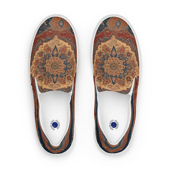 Oriental Medallion Tapestry Mens Slipons product image (2)