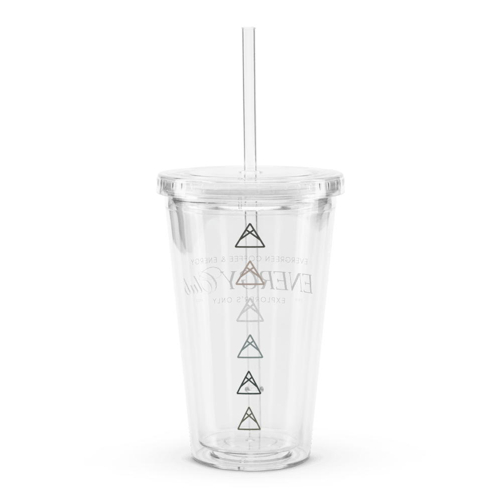 Energy Club Clear Plastic Tumbler | Sip Society product image (2)
