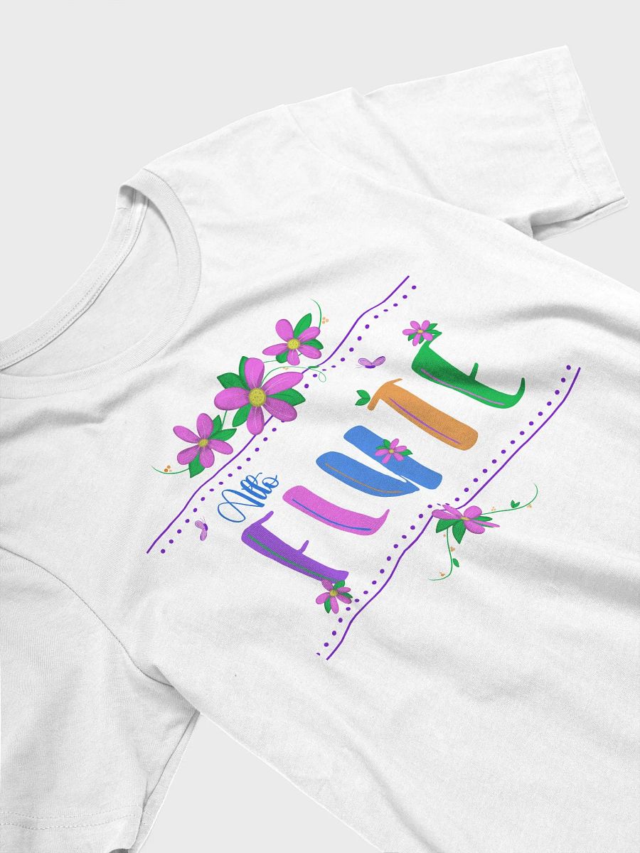Unisex Fit - Floral Flute T Shirt - Blue Alto Letters product image (3)
