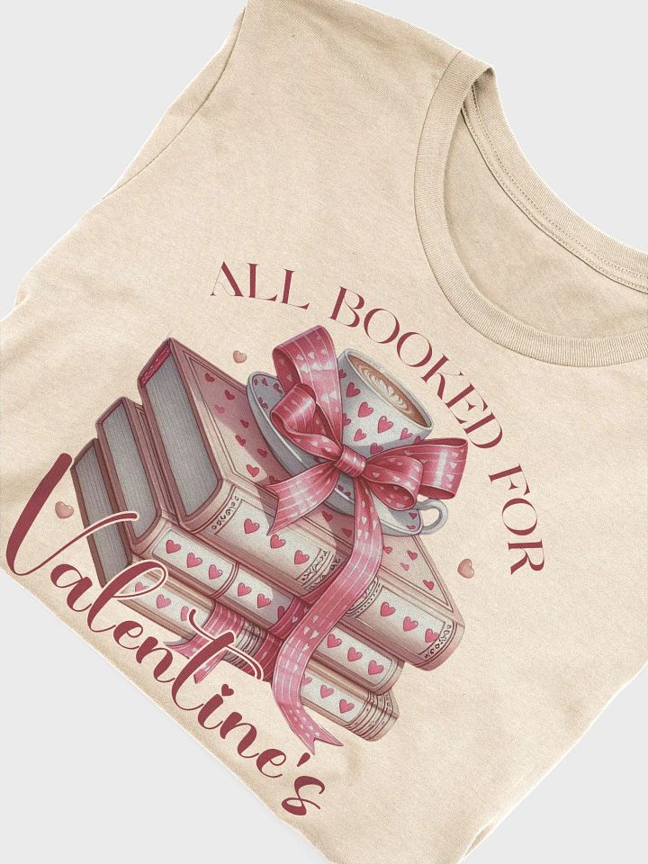Valentine Booked T shirt product image (1)