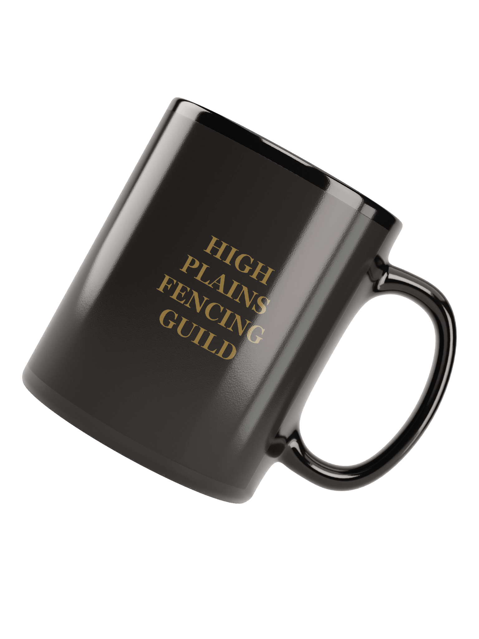 Black High Plains Fencing Guild Emblem Mug product image (5)