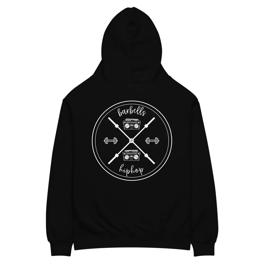 Barbells & Hip hop X Emblem Unisex Hoodie product image (2)