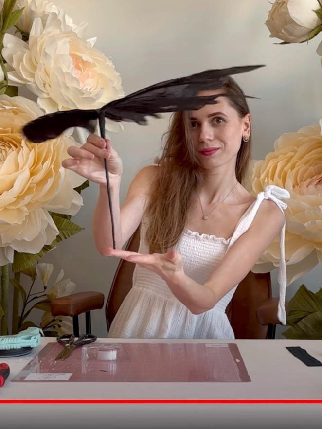 Bundle 5 Sizes Templates: How to make Giant Organza Butterfly with Tails Step-by-step Tutorial product image (6)