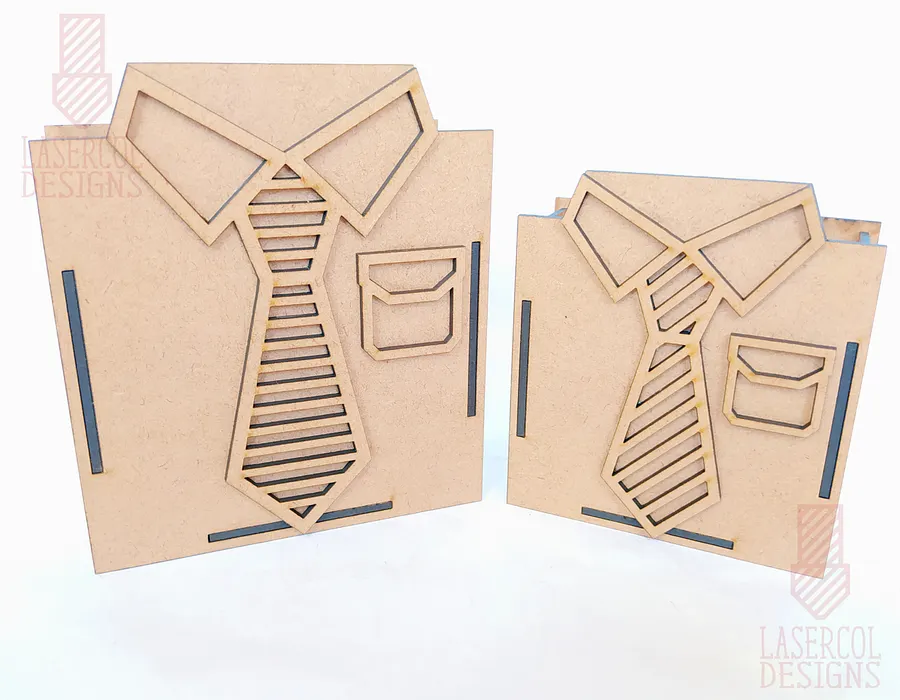 Father's Day Gift Box (Four Sizes) - Laser Cut Files product image (2)