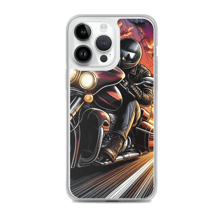 Sunset Rider iPhone® Case | | Ai Design Roads never end product image (2)