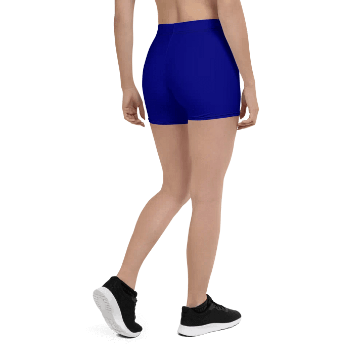 Plain Color Navy Blue Bike Shorts product image (2)
