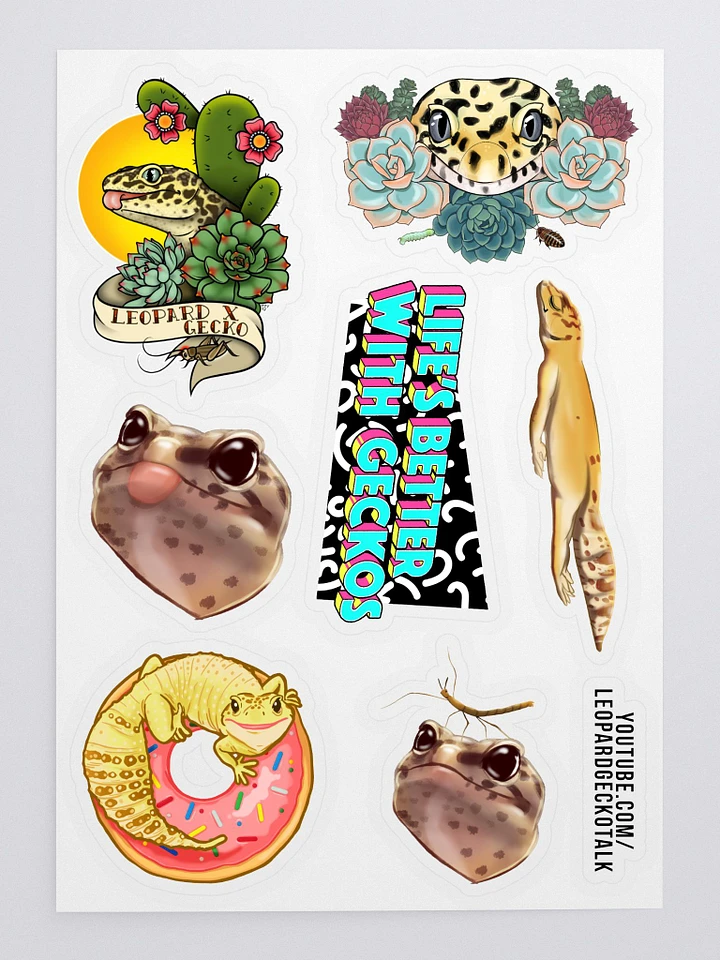 Leopard Gecko Sticker Sheet product image (1)