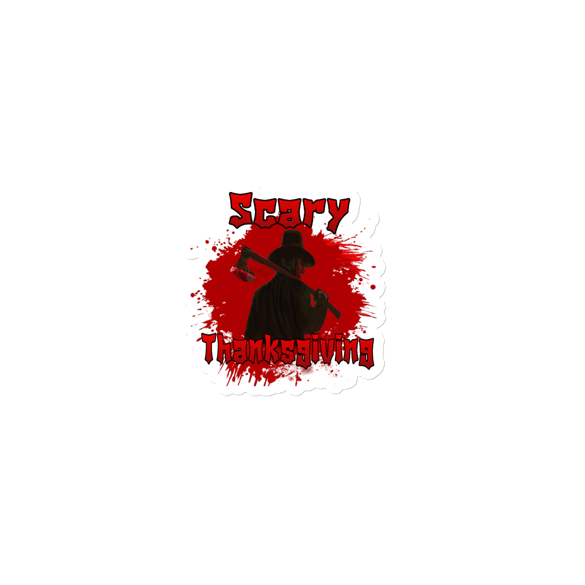 Scary Thanksgiving Die-Cut Magnets product image (1)