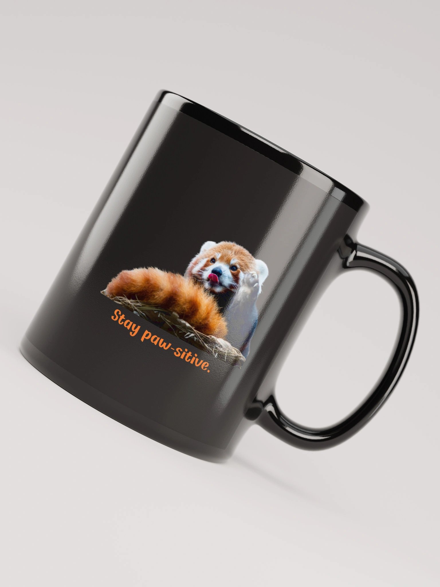 Stay pawsitive- Red Panda Mug product image (3)