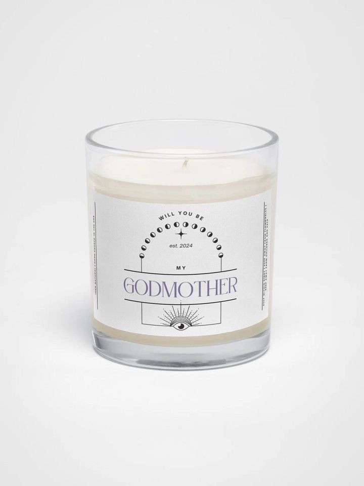 Celestial godmother proposal candle product image (2)