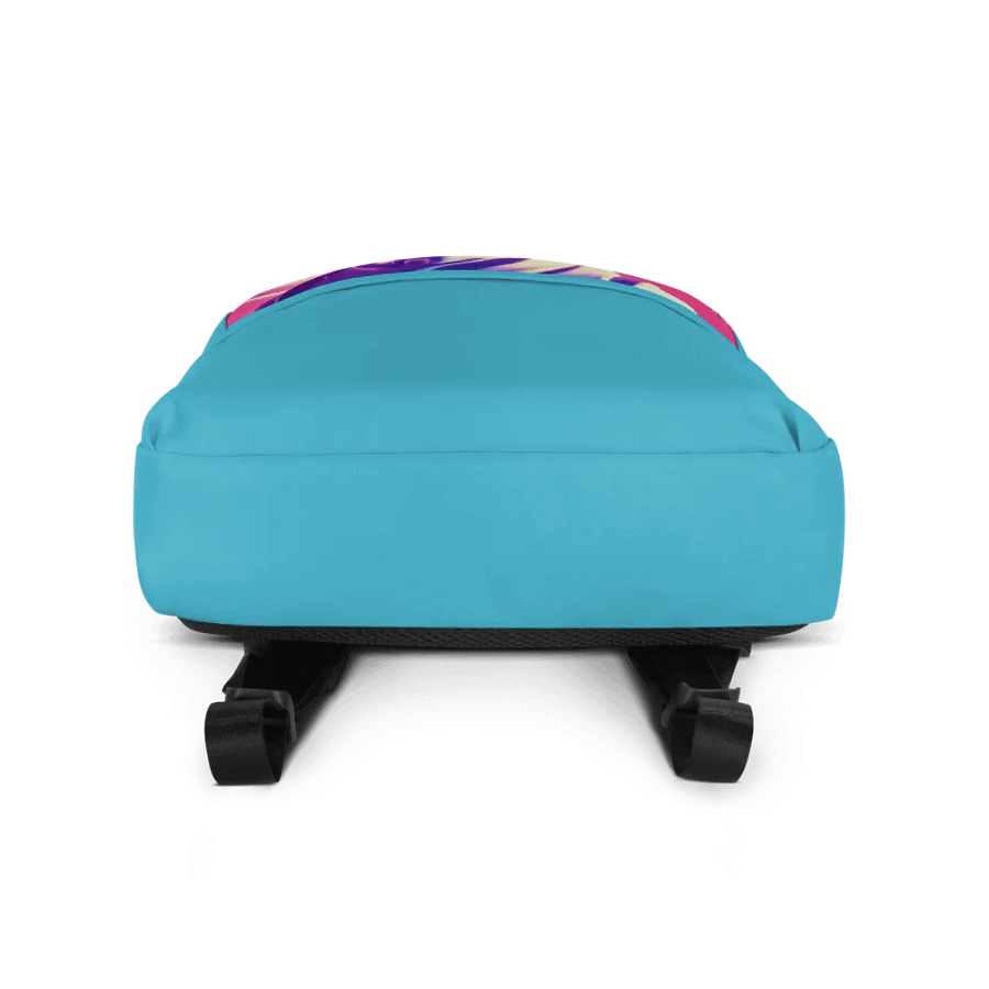 Greek God retrowave city Pop backpack Sky Blue product image (10)